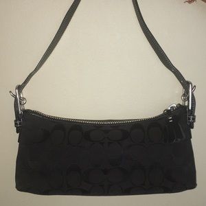 Beautiful Monogram Coach Shoulder Bag